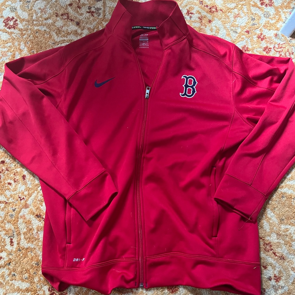 Nike Dri fit Red Sox zip up